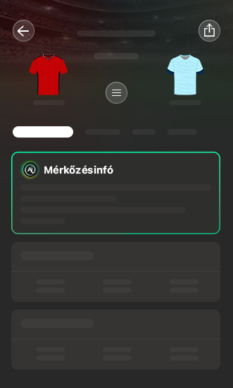Mérkőzésinfó